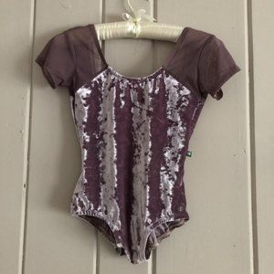 Velvet Cap Sleeve Luckyleo Leotard